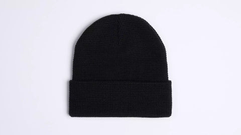 Flag Graphic Waffle Fold Beanie