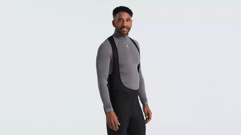 Men's Seamless Roll Neck Long Sleeve Base Layer