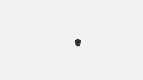 Rubber Cable Port Plug, Flush, 7mm